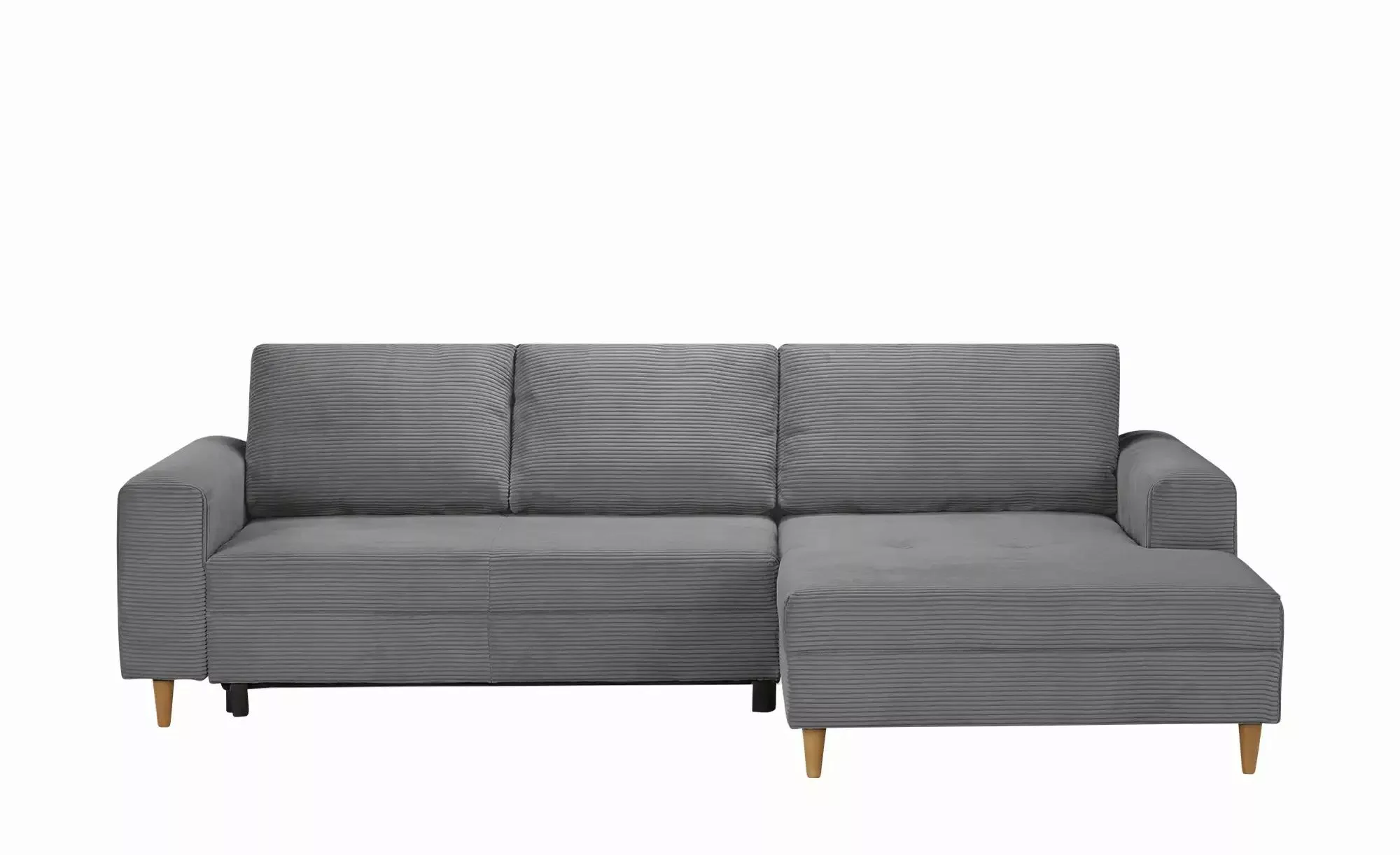 Ecksofa mit Schlaffunktion  Benedita ¦ grau ¦ Maße (cm): B: 275 H: 91 T: 17 günstig online kaufen