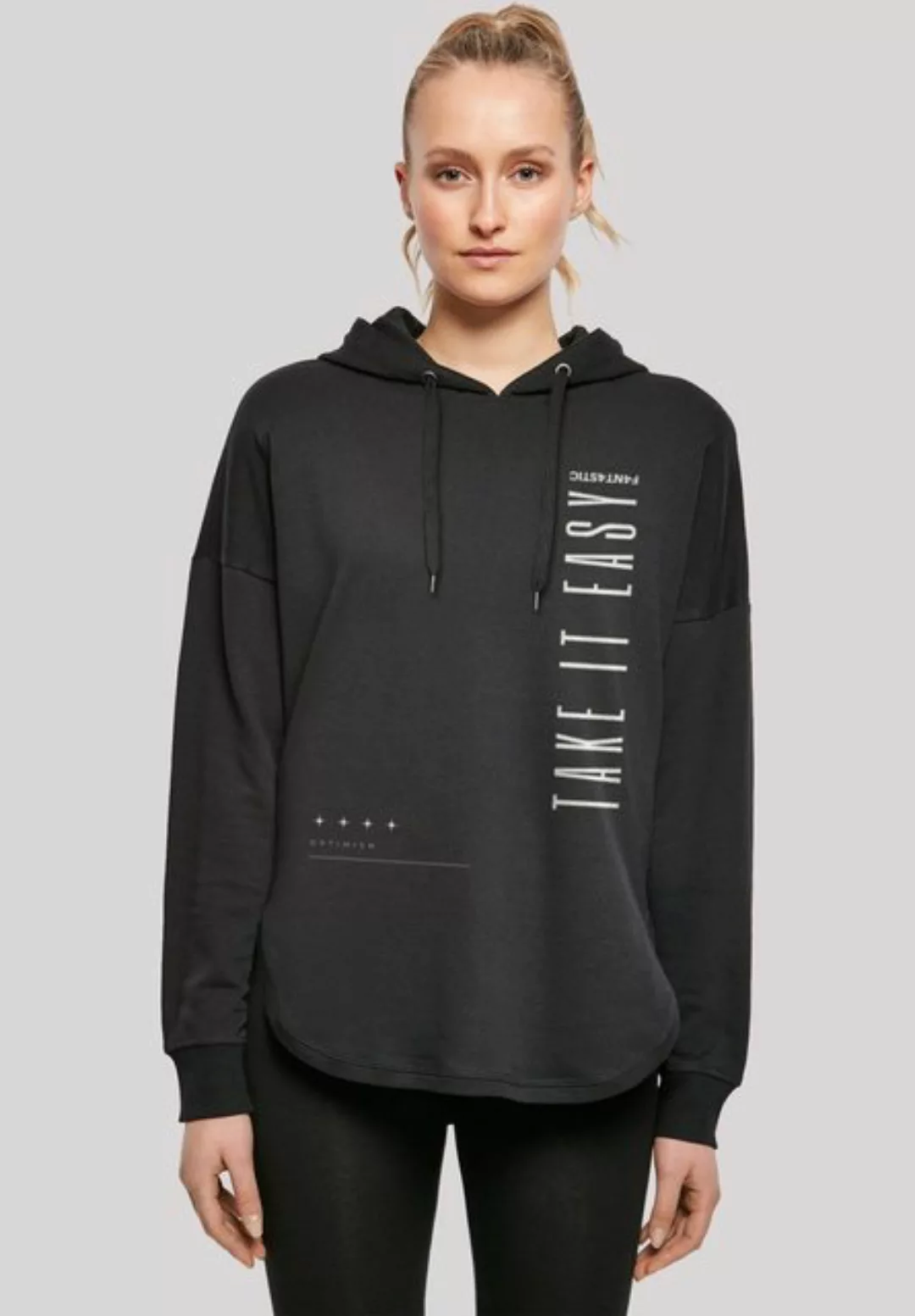 F4NT4STIC Kapuzenpullover Take It Easy OVERSIZE HOODIE Print günstig online kaufen