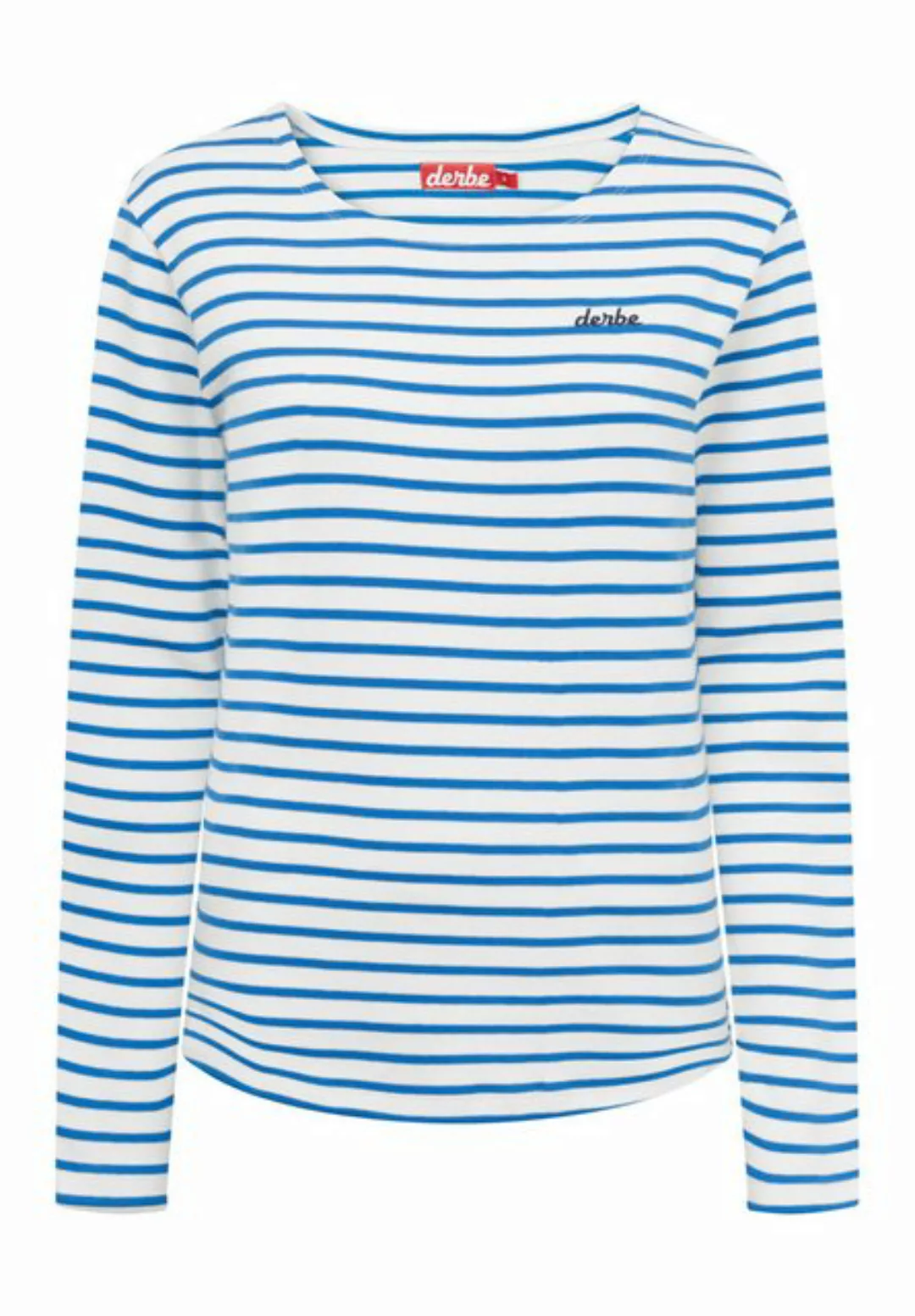 Derbe Langarmshirt Interstriped French terry, gestreift, hochwertiger Stick günstig online kaufen