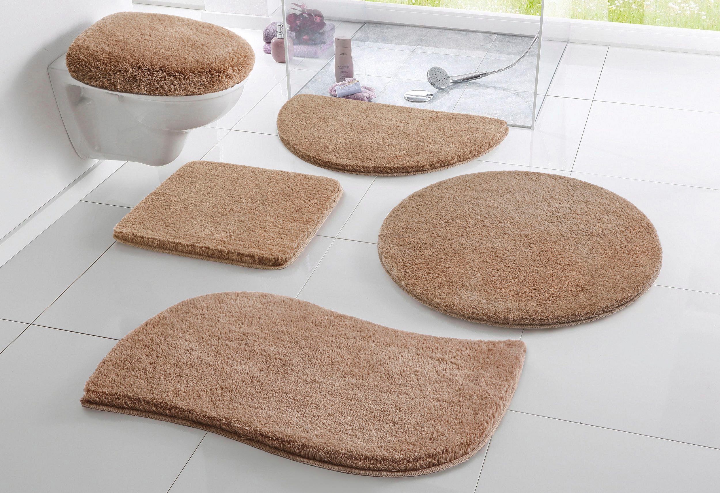my home Badematte Merida, Badvorleger, Badezimmer günstig online kaufen