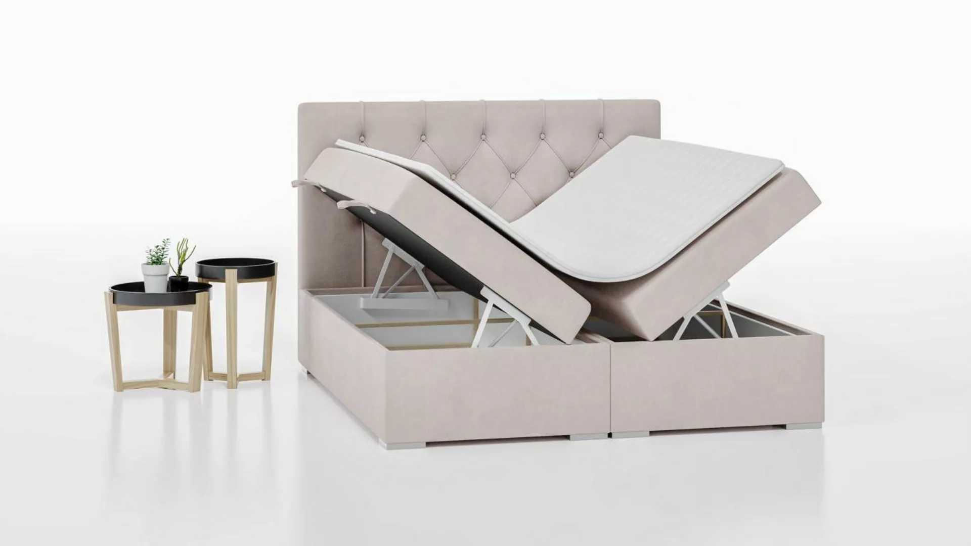 JVmoebel Boxspringbett Bett Polster Möbel Design Doppelbett Luxus Schlafzim günstig online kaufen