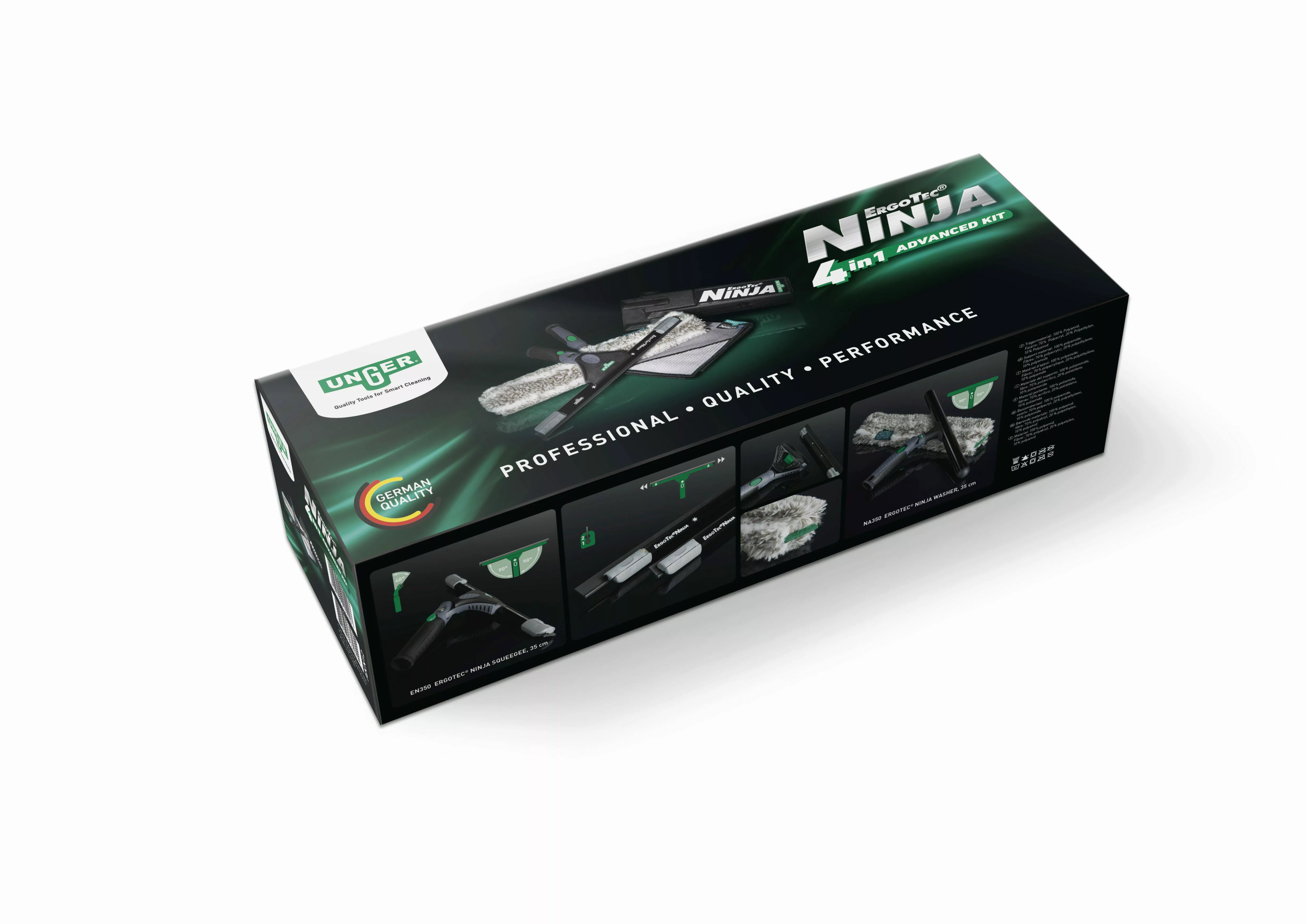 Unger Wasserabzieher Unger Ninja Premium Glasreiniger-Set günstig online kaufen