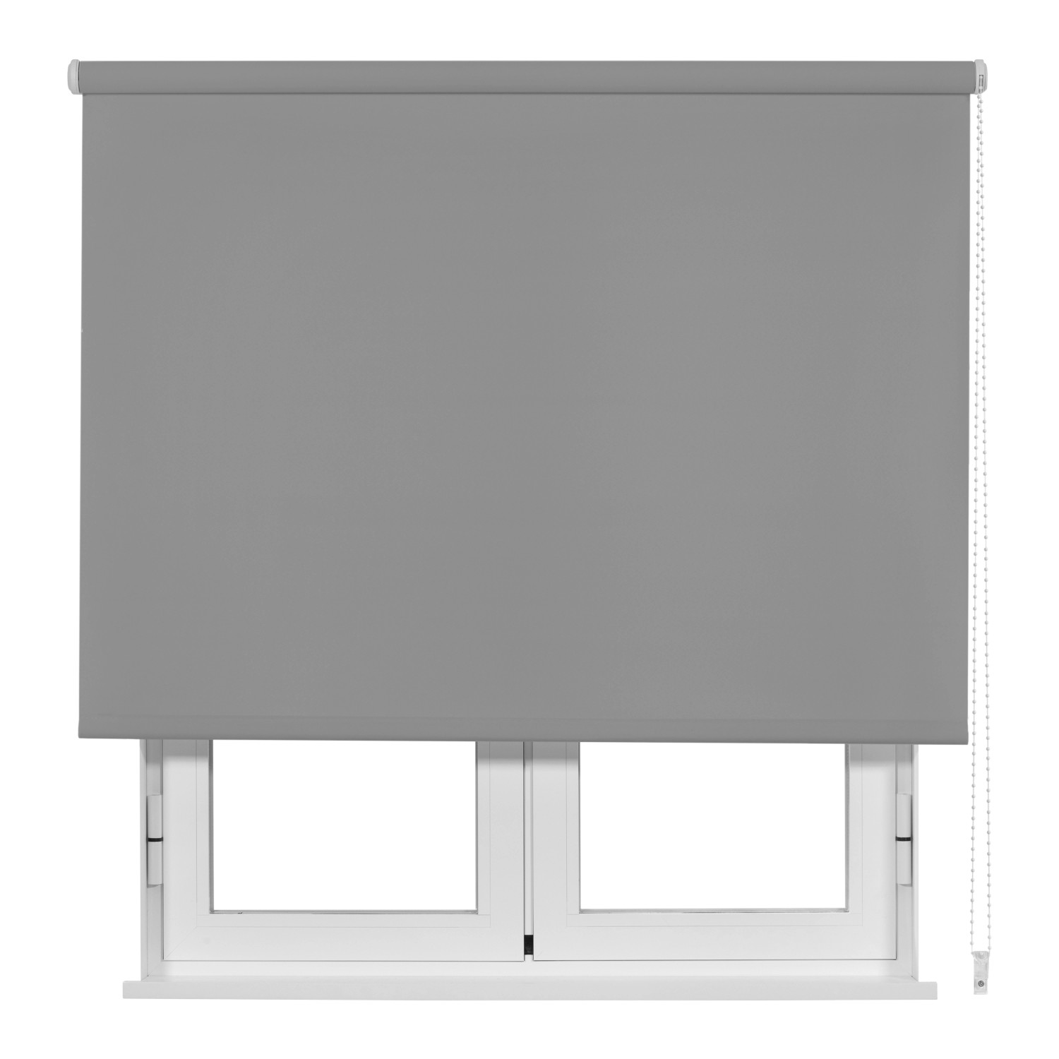 Viewtex Seitenzugrollo Lichtdurchlässig Basic Grau 150 x 250 cm günstig online kaufen