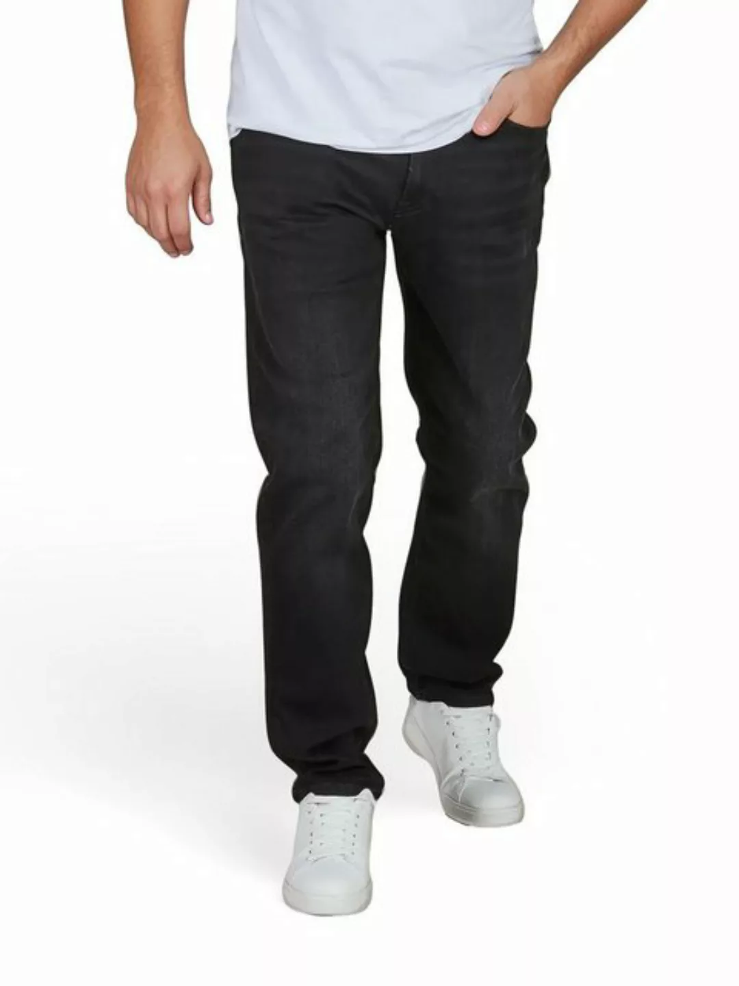 Jack & Jones Jeans Herren Stretch lang Straight Fit JJICLARK günstig online kaufen