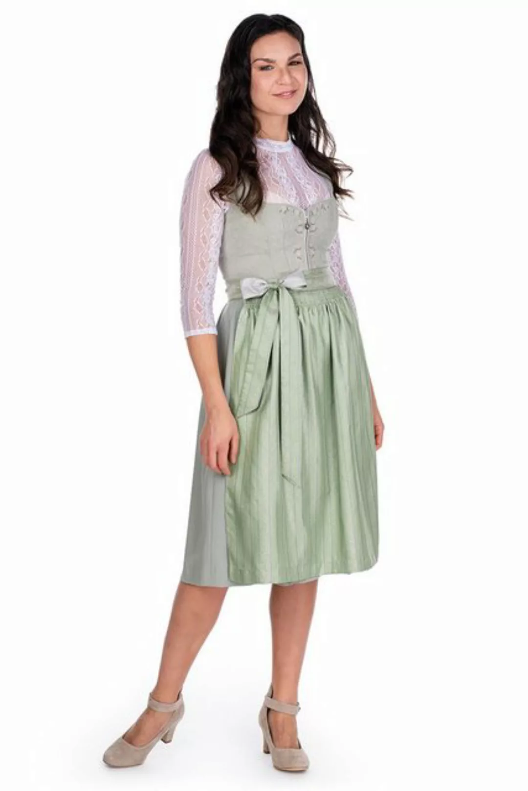 Spieth & Wensky Dirndl Cord Dirndl 2tlg. - DARIA - mintgrün günstig online kaufen