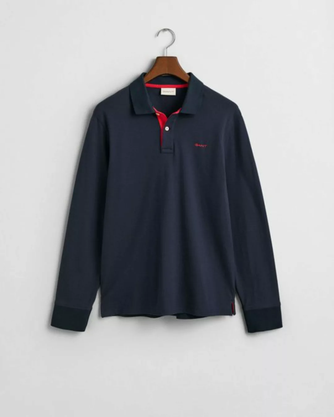 Gant Poloshirt "REG CONTRAST PIQUE LS POLO", mit kontrastfarbenen Einsätzen günstig online kaufen