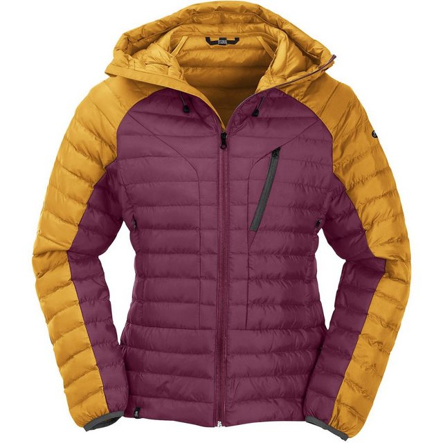 Maul Outdoorjacke Annaberg - Steppjacke + Kapuze lila/grau günstig online kaufen