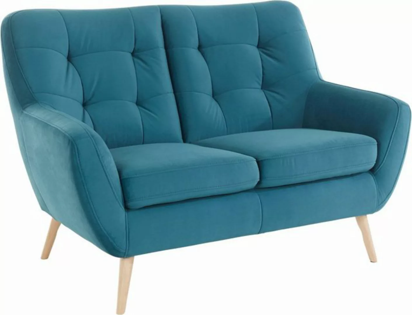 exxpo - sofa fashion 2-Sitzer Scandi, bequem, aufwendige Rückenpolsterung f günstig online kaufen