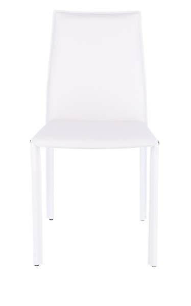Stuhl ANADO Stahl / weiß günstig online kaufen