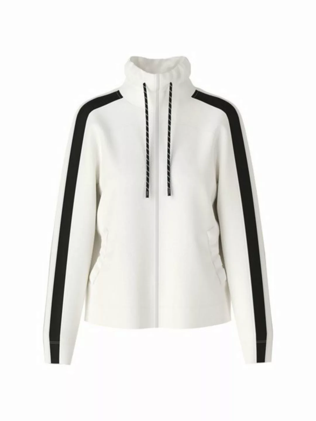 Marc Cain Kurzjacke Zip It Premium Damenmode Zippjacke mit Rüschenkragen günstig online kaufen