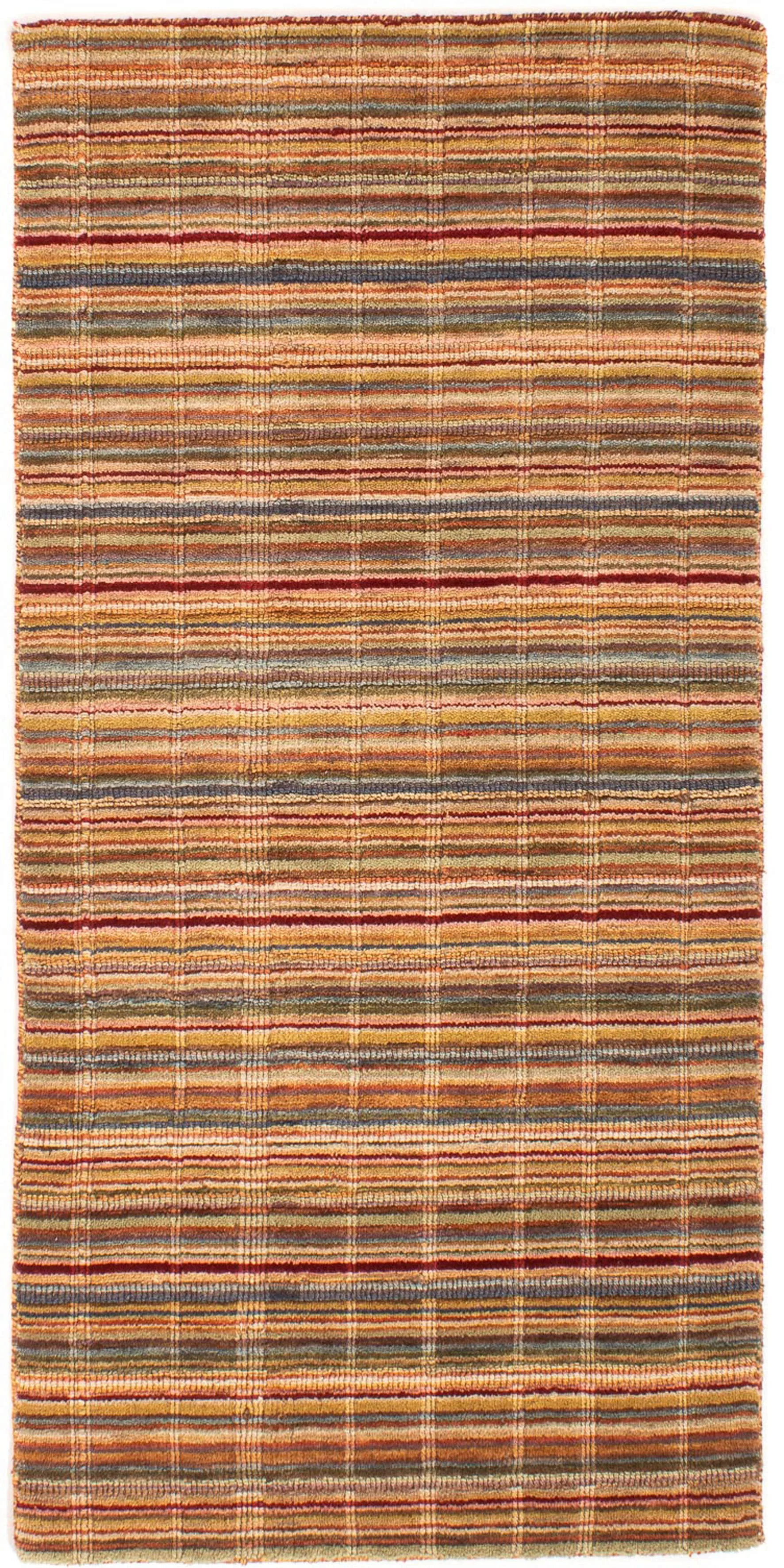 morgenland Wollteppich »Gabbeh - Loribaft Softy - 138 x 67 cm - mehrfarbig« günstig online kaufen