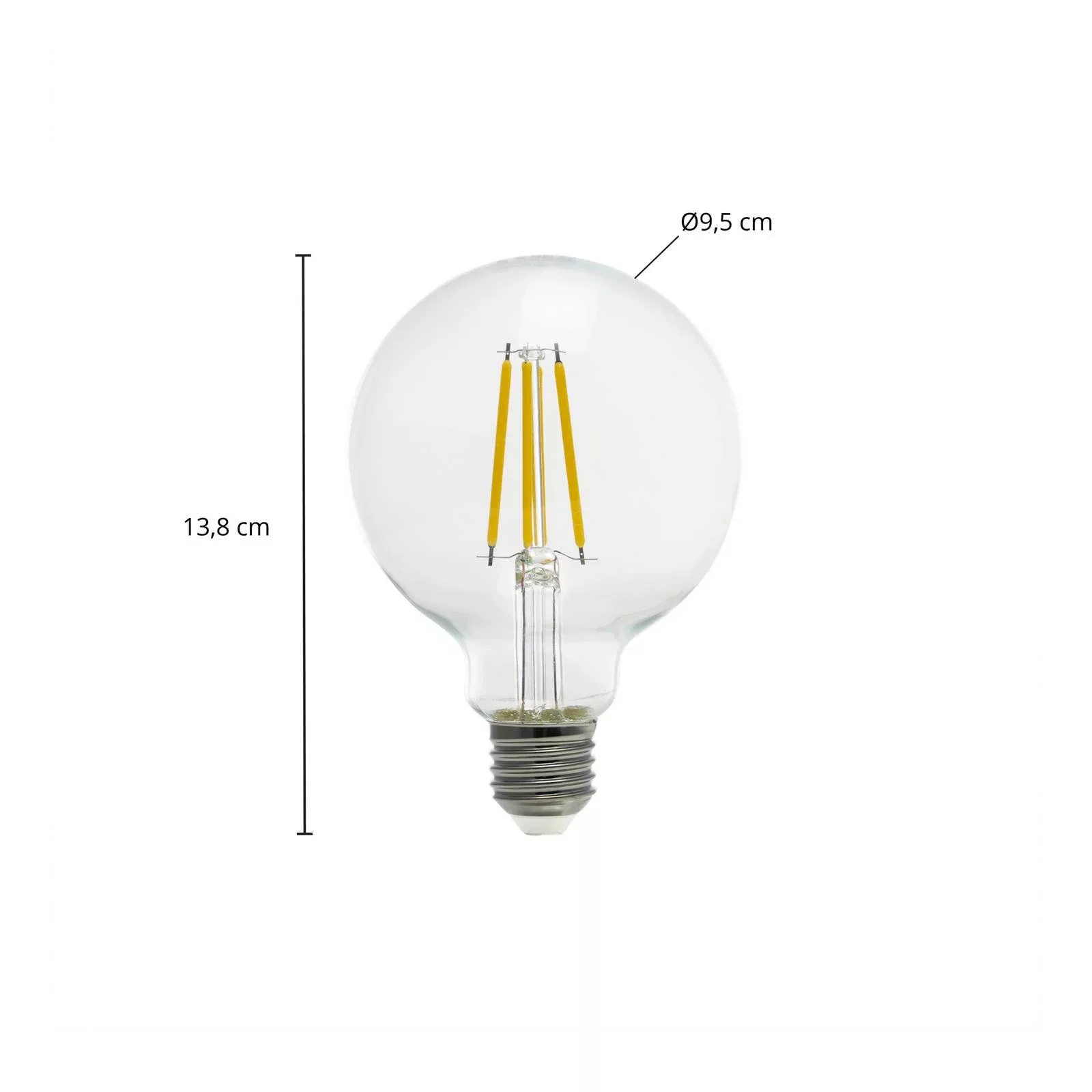 Arcchio LED-Globelampe G95 E27 3,8W 2700K 806lm günstig online kaufen