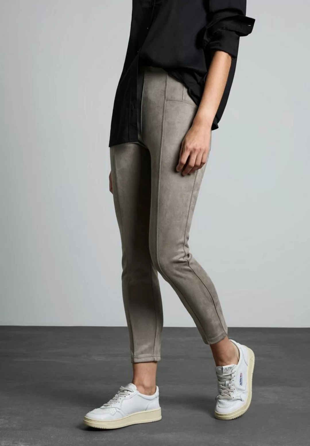 STREET ONE 7/8-Jeggings in Velouroptik günstig online kaufen