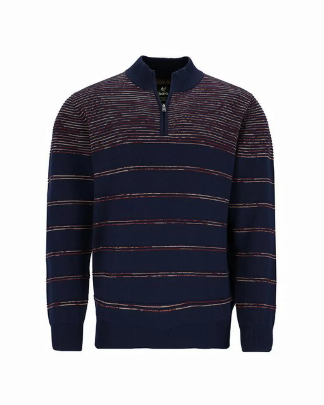 Hajo Stehkragenpullover Troyer-Pullover in Effektgarn günstig online kaufen