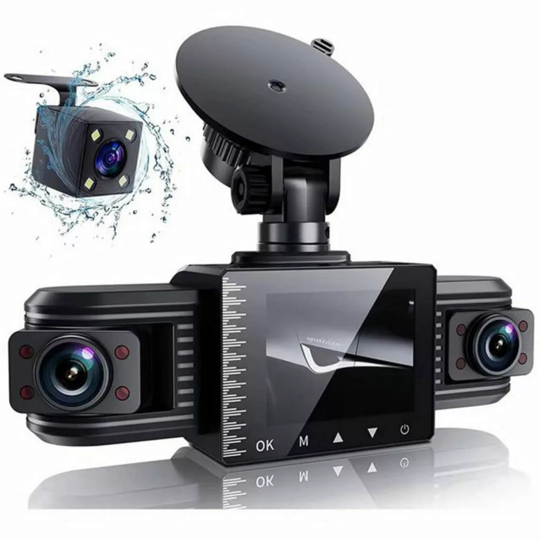 ibettertec 3 Lens 4K Dashcam Auto 2.5K+1080P+1080P vorne hinten innen Dashc günstig online kaufen