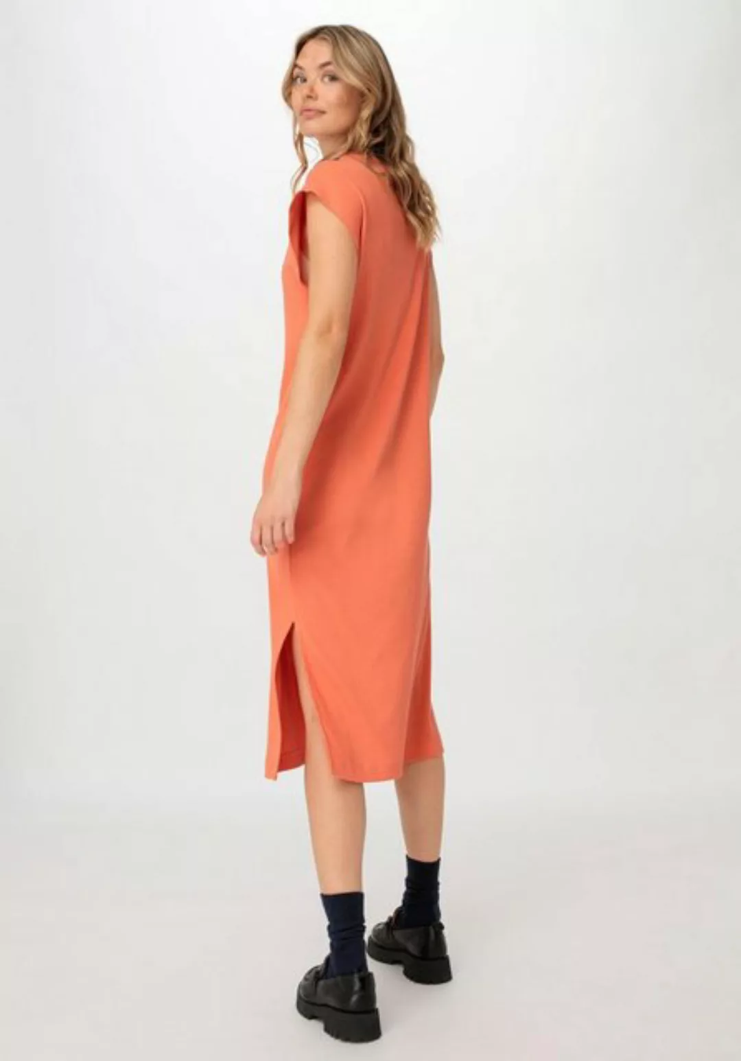 Hessnatur Jerseykleid Rib Regular aus Bio-Baumwolle (1-tlg) günstig online kaufen