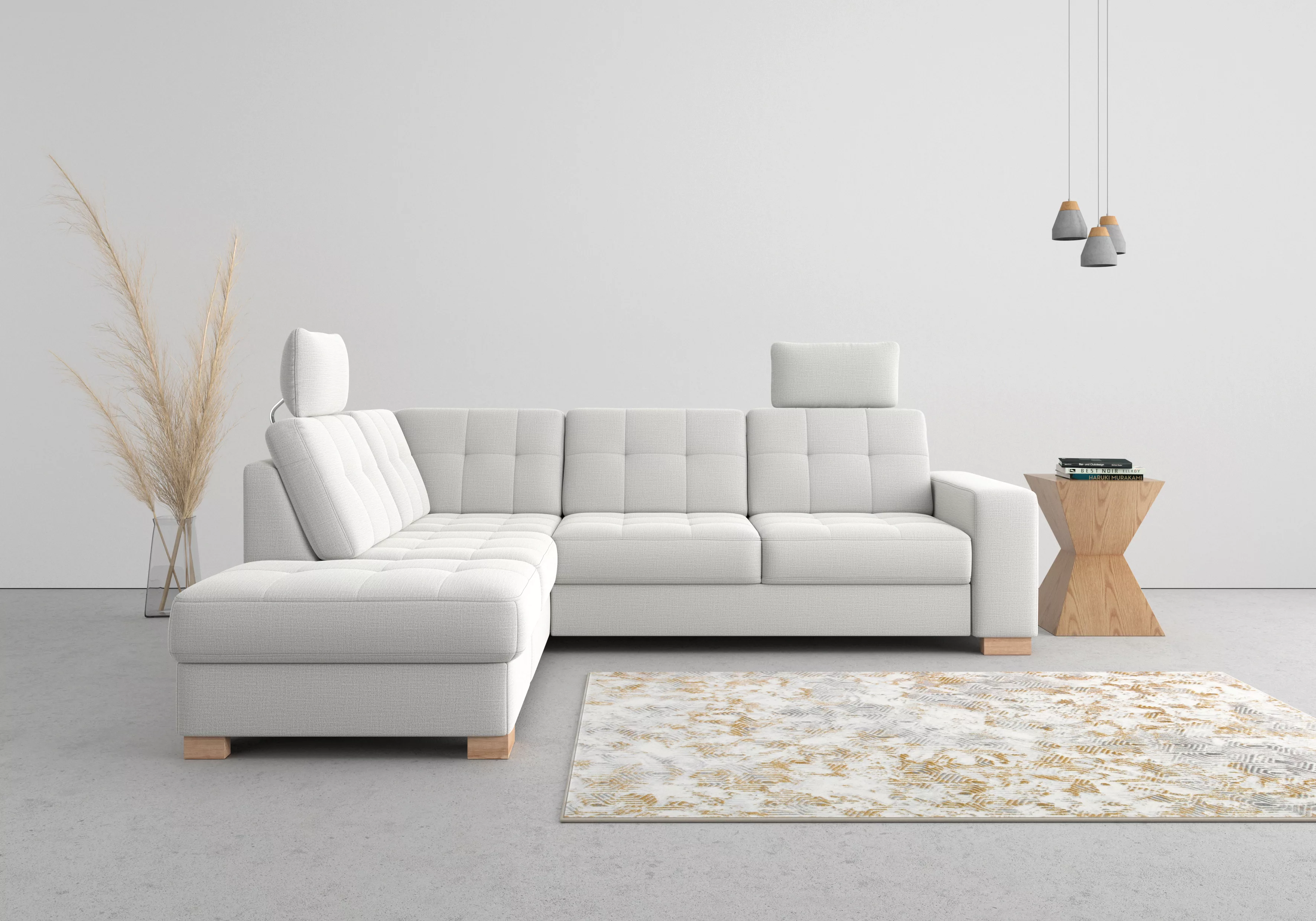 sit&more Ecksofa Quincy L-Form, wahlweise mit Bettfunktion und Bettkasten günstig online kaufen