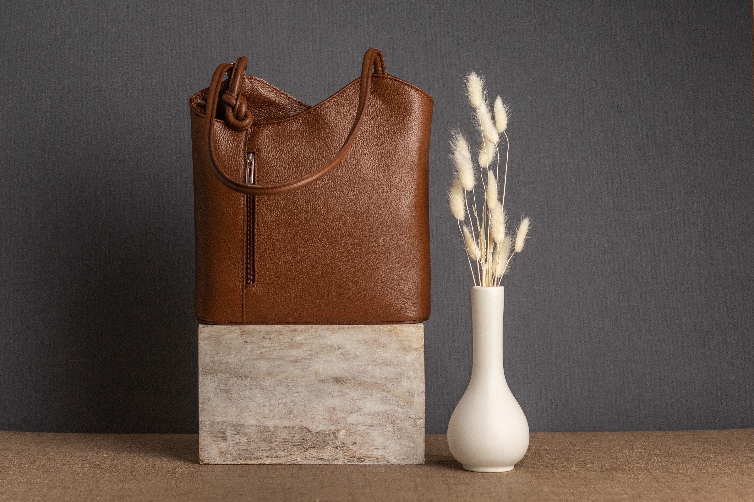 Cluty Cityrucksack, echt Leder, Made in günstig online kaufen