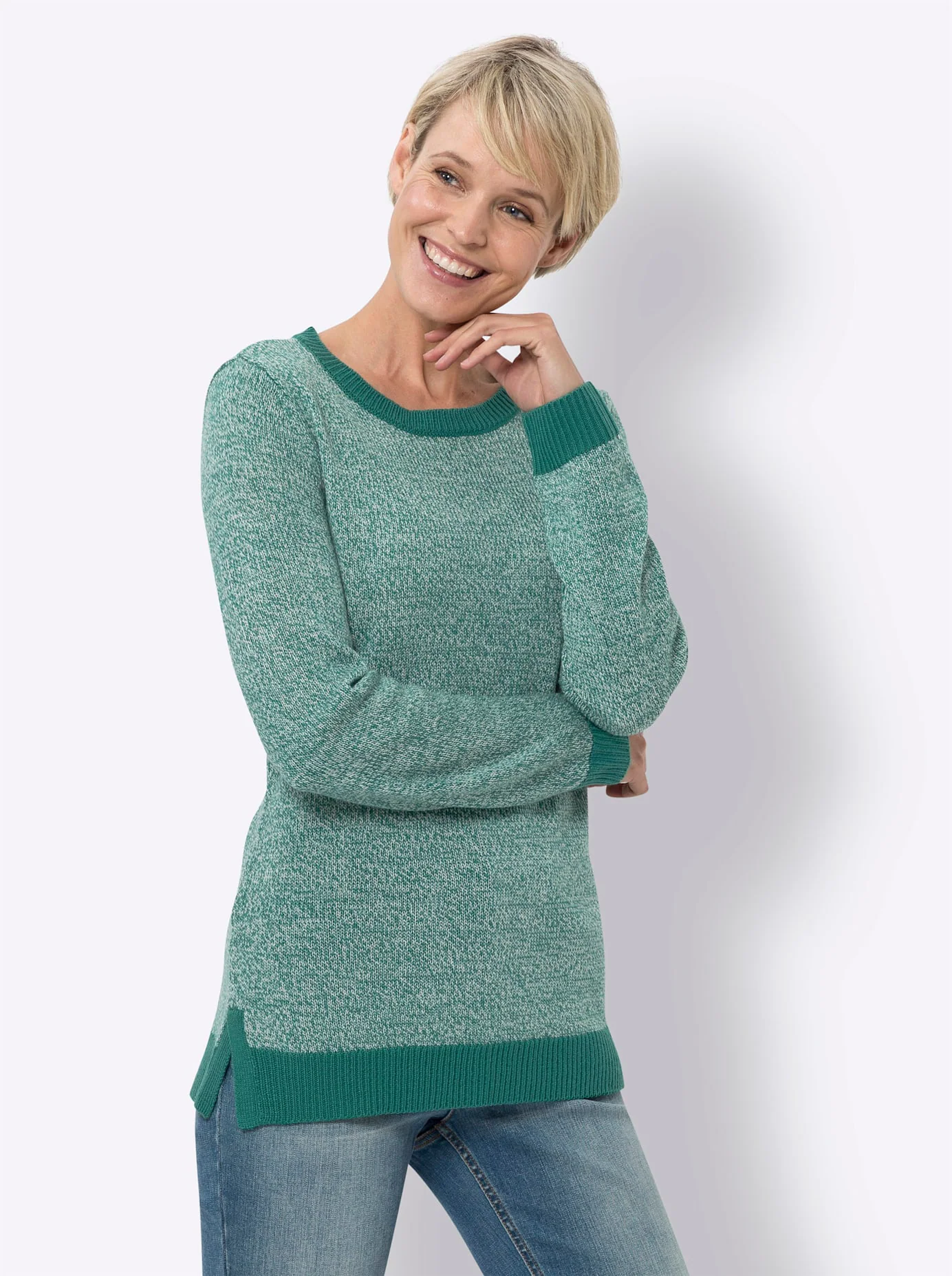 Classic Basics Rundhalspullover "Rundhals-Pullover" günstig online kaufen