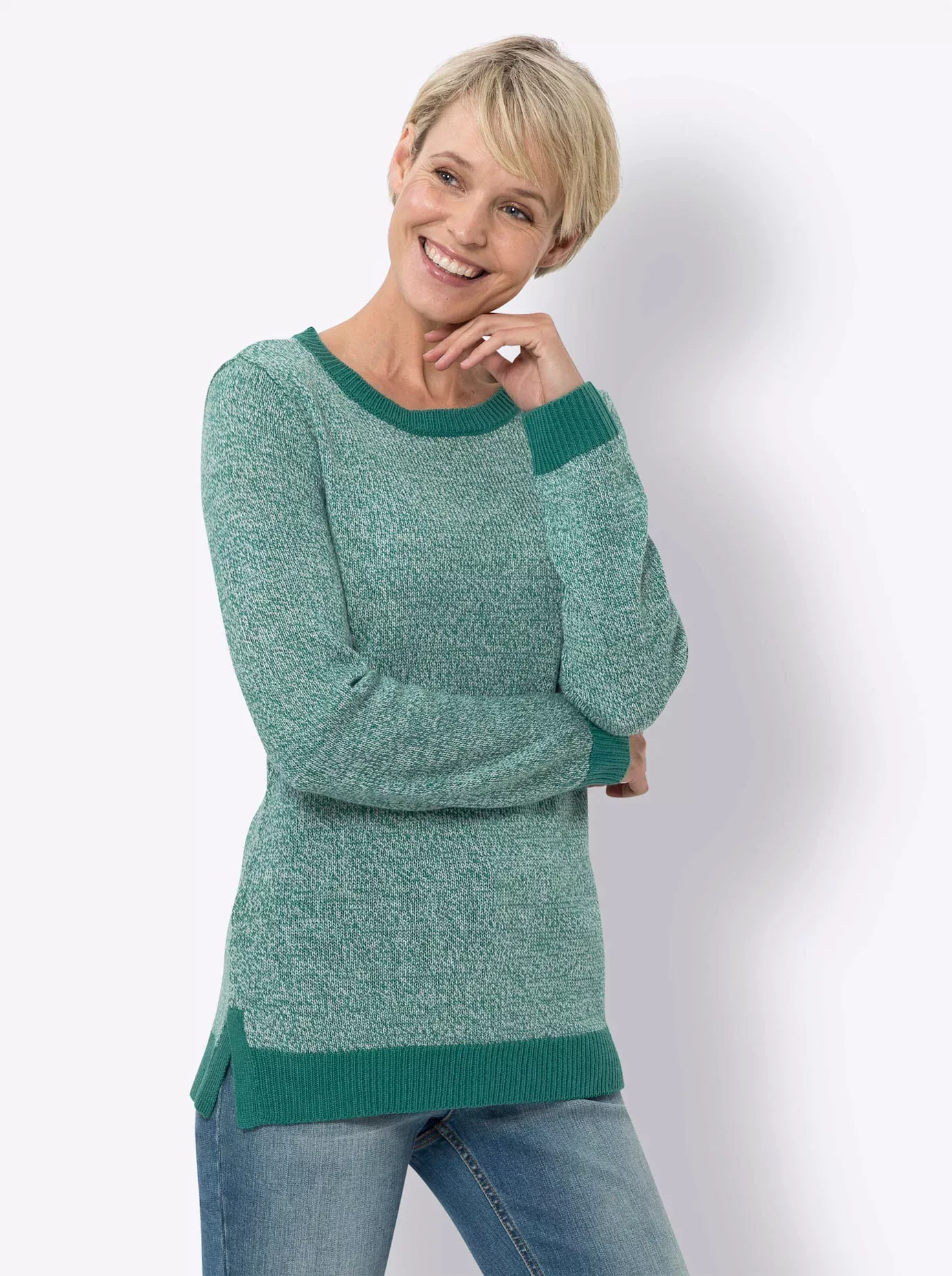 Classic Basics Rundhalspullover "Rundhals-Pullover" günstig online kaufen