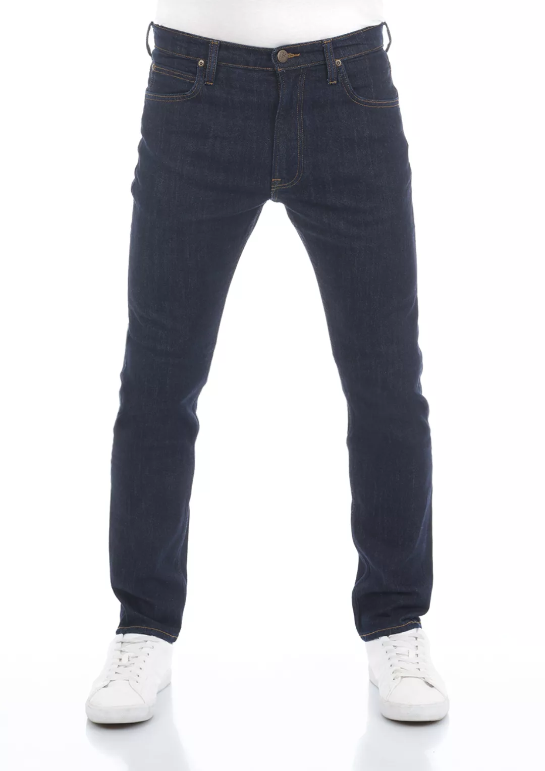 Lee Herren Jeans Jeanshose Rider - Slim Fit - Blau - Rinse günstig online kaufen