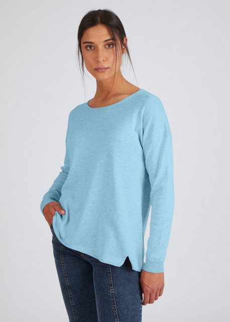 eve in paradise V-Ausschnitt-Pullover Greta mit überschnittenen Ärmeln günstig online kaufen