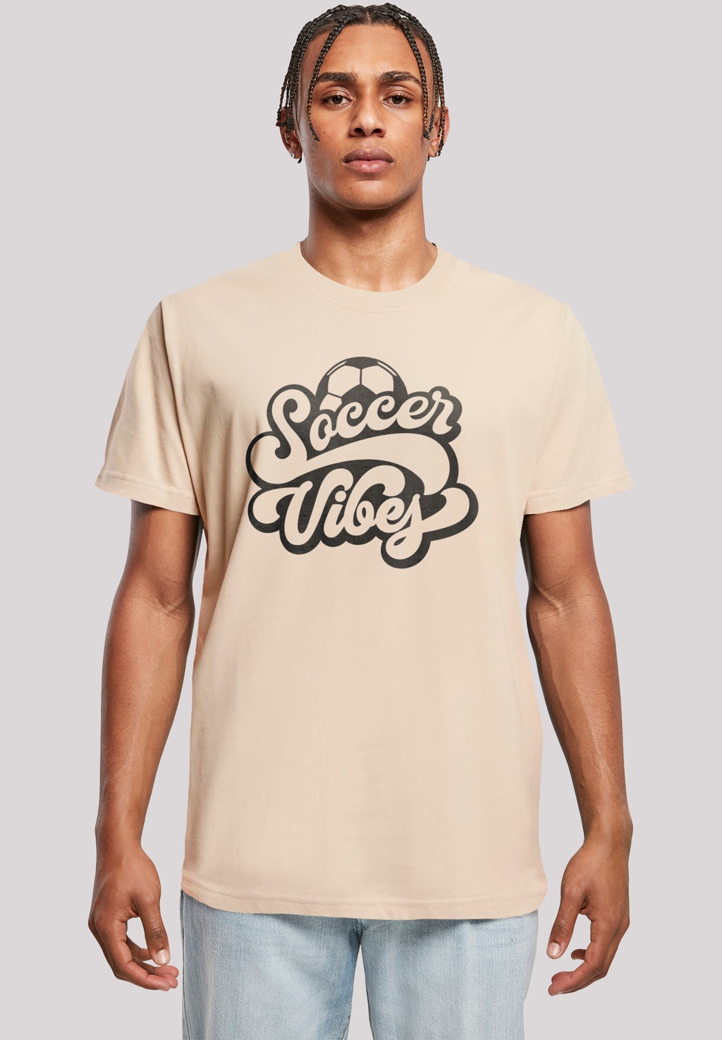F4NT4STIC T-Shirt "Soccer Vibes Typography Sporty Graphic", Premium Qualitä günstig online kaufen