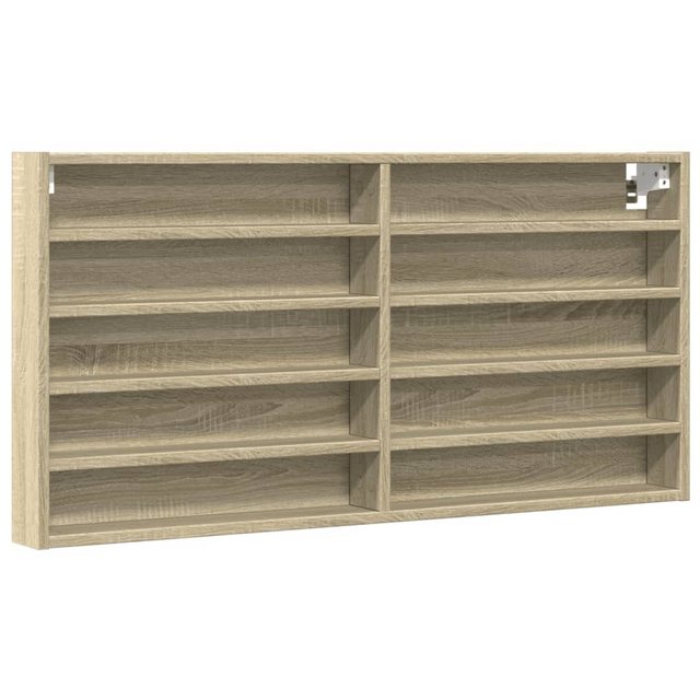 vidaXL Schrankmodule Vitrinenschrank Sonoma-Eiche 100x8,5x50 cm Holzwerksto günstig online kaufen