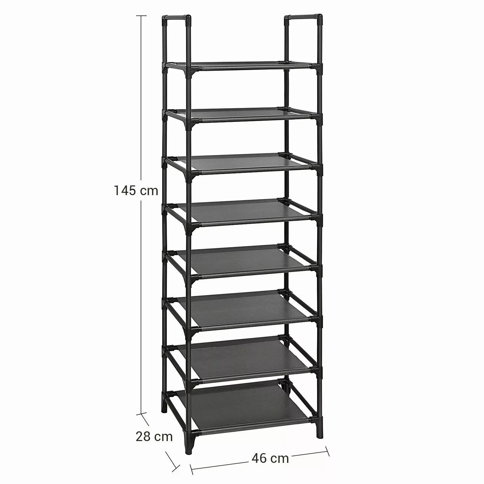 SONGMICS Schuhregal Schuh-Organizer, Eisenrahmen, für 16-20 günstig online kaufen
