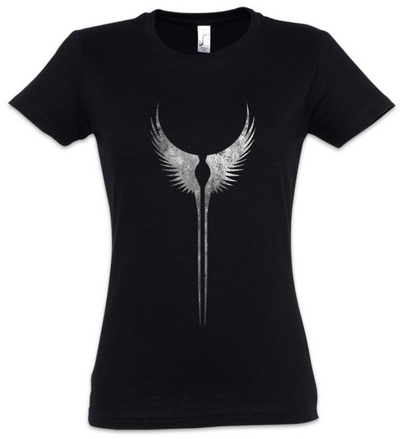 Urban Backwoods Print-Shirt Valkyrie Wings Damen T-Shirt Walküren Flügel Wa günstig online kaufen