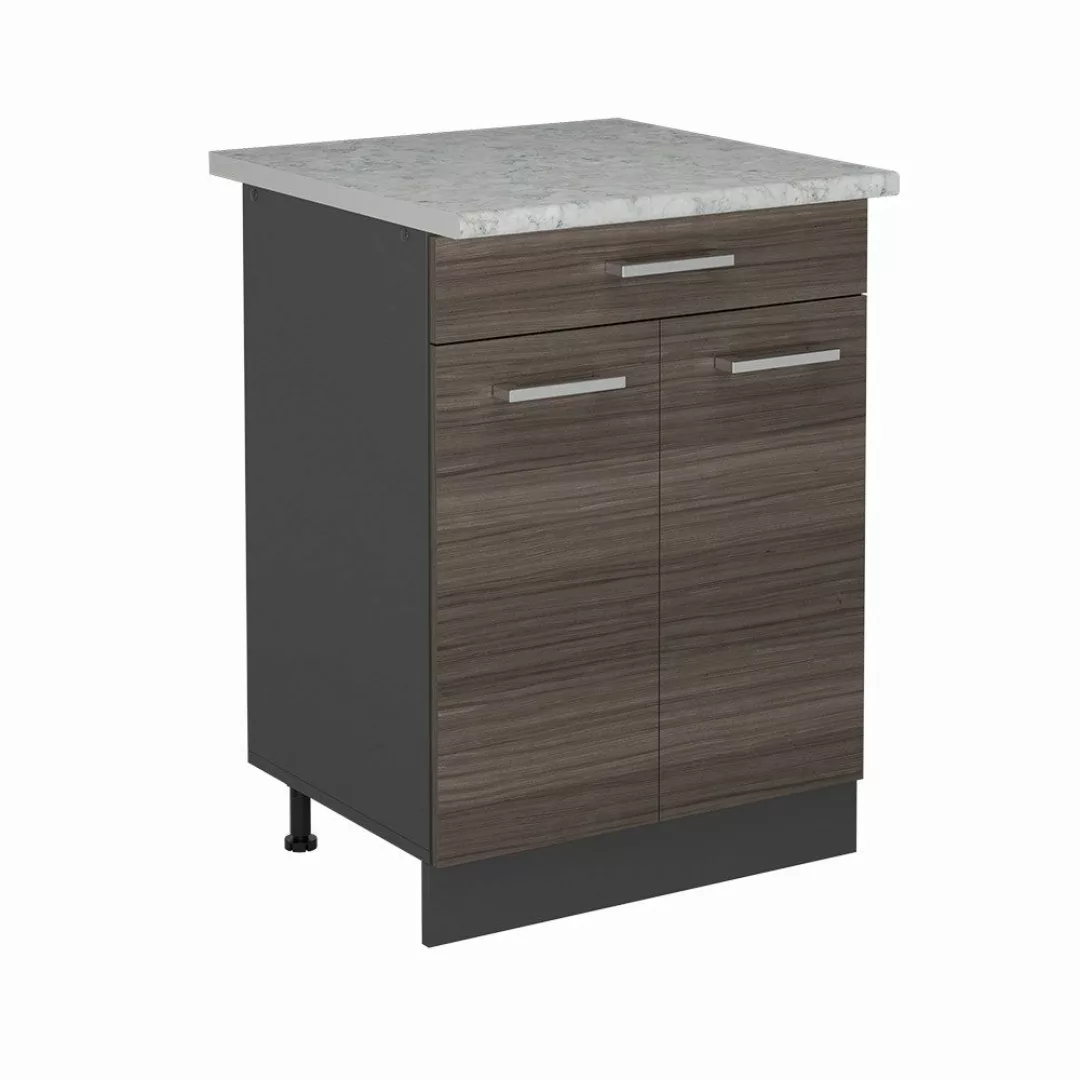 Vicco Unterschrank R-Line, Edelgrau/Anthrazit, 60 cm günstig online kaufen