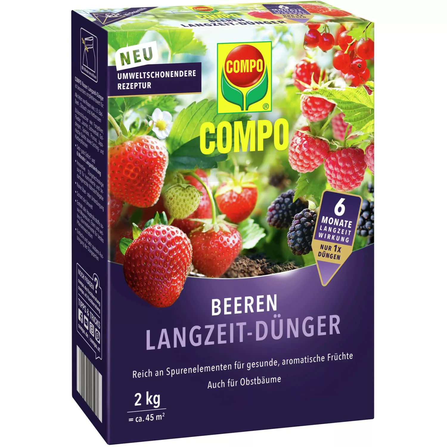 Compo Beeren Langzeit-Dünger 2 kg günstig online kaufen