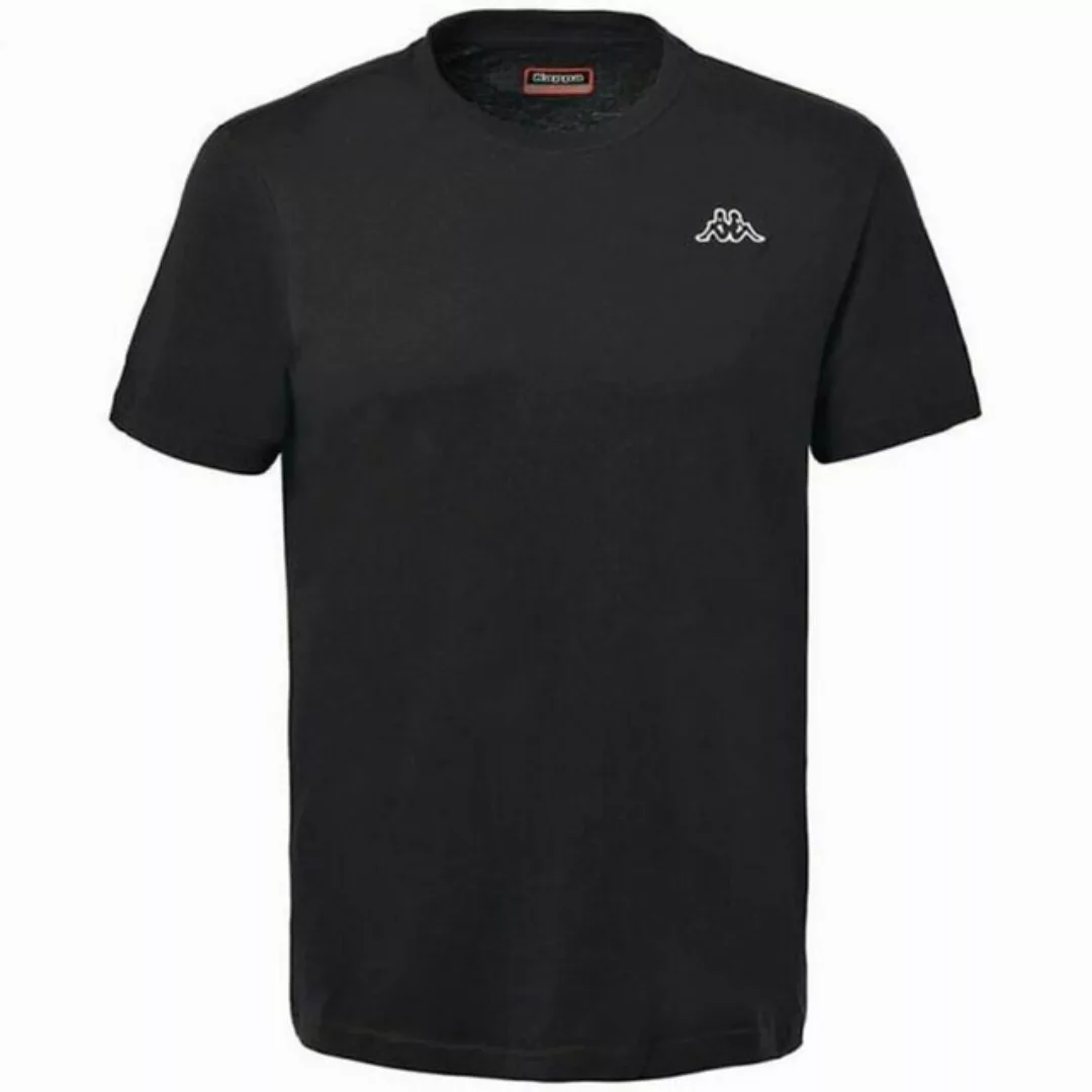 Kappa T-Shirt Herren Kurzarm-T-Shirt Kappa Cafers Slim Schwarz günstig online kaufen