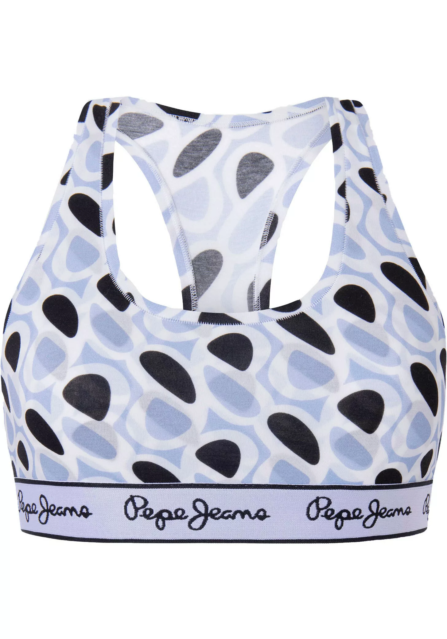 Pepe Jeans Sport-Bustier "Blue Nation Print" günstig online kaufen