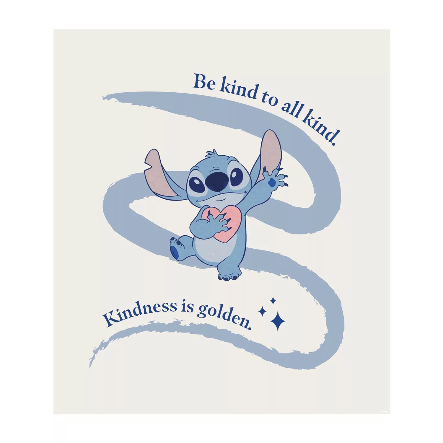 Komar Wandbild Stitch Kindness 40 cm x 50 cm günstig online kaufen