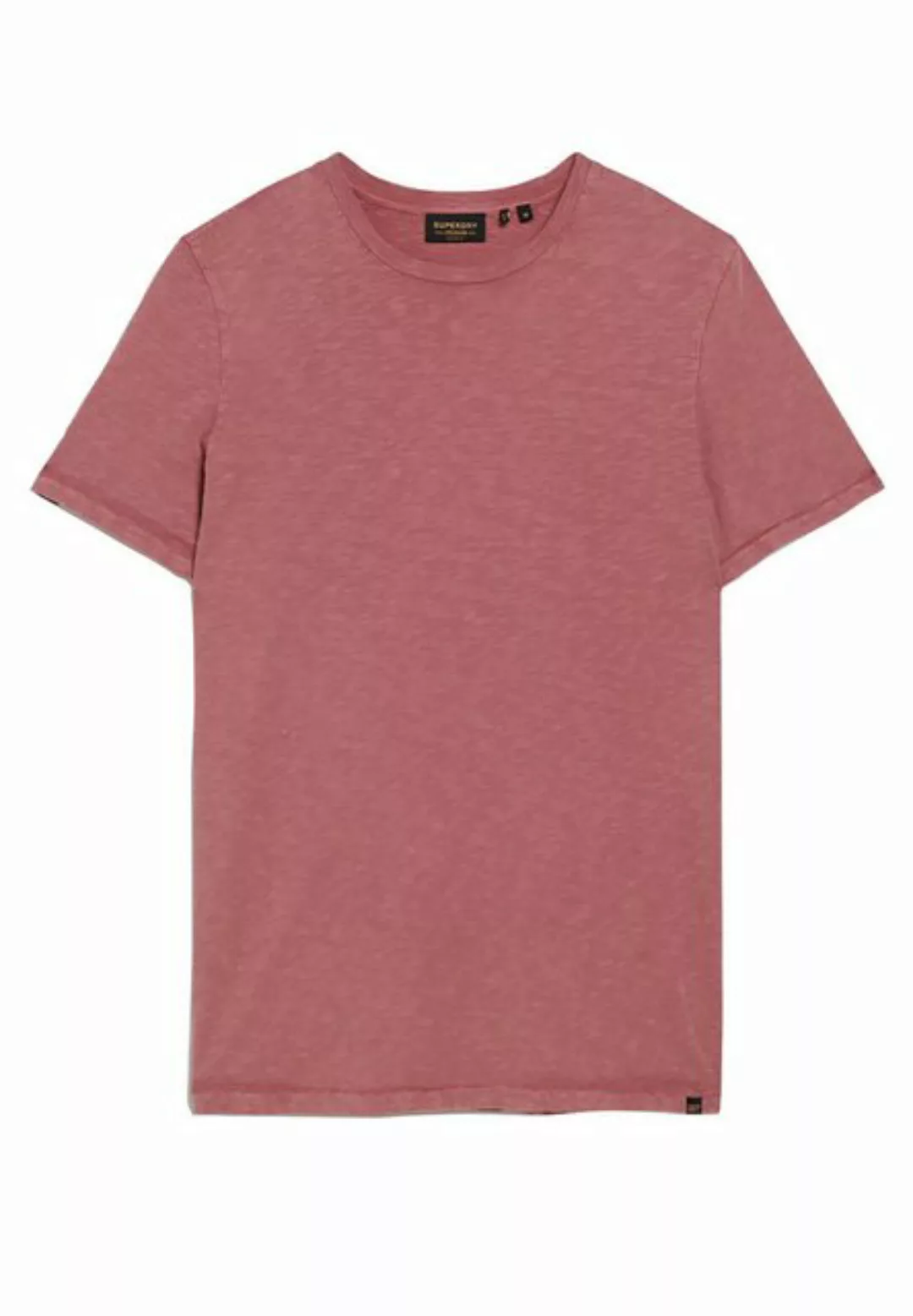 Superdry T-Shirt Superdry Herren T-Shirt CREW NECK SLUB SS Mesa Rose Pink günstig online kaufen