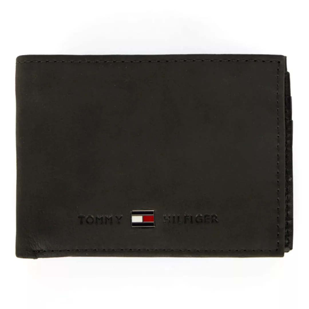 Tommy Hilfiger Kleine Geldbörse aus Leder, 10,5 cm x 8 cm günstig online kaufen