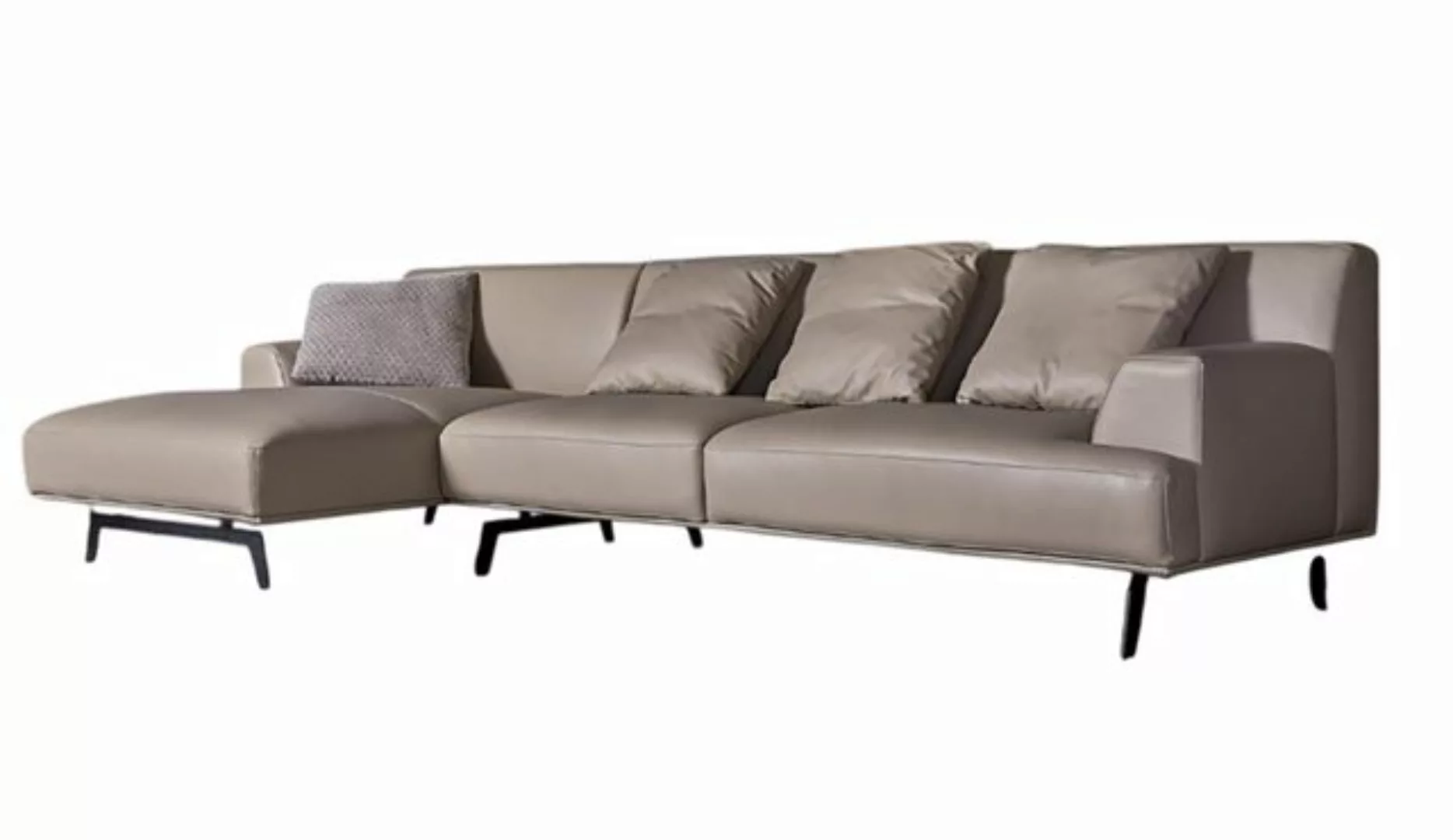 Xlmoebel Sofa Luxuriöses Wohnpolster in L-Form mit Ledergarnitur aus Italie günstig online kaufen