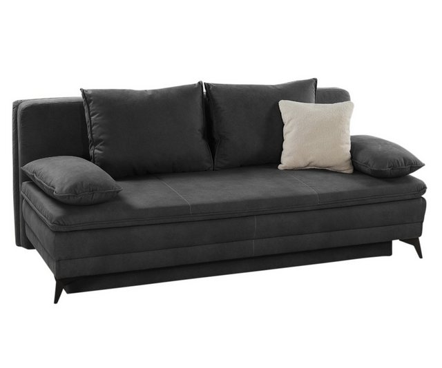 luma-home Schlafsofa 15159, Dauerschläfer mit Bettkasten 202 cm breit, Well günstig online kaufen