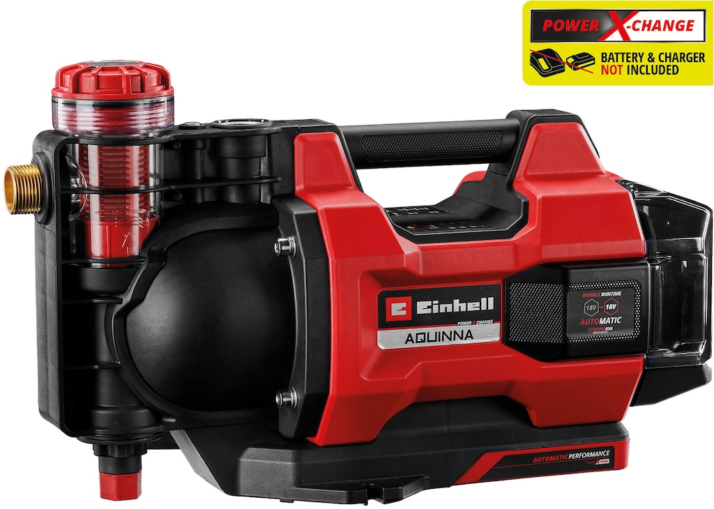 Einhell Akku-Gartenpumpe ""AQUINNA 18/30 F LED AUTOMATIC"", ohne Akku, ohne günstig online kaufen