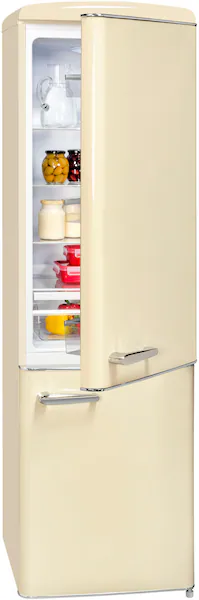 exquisit Kühl-/Gefrierkombination »RKGC250-70-H-160E magnolienweiss«, 244 L günstig online kaufen