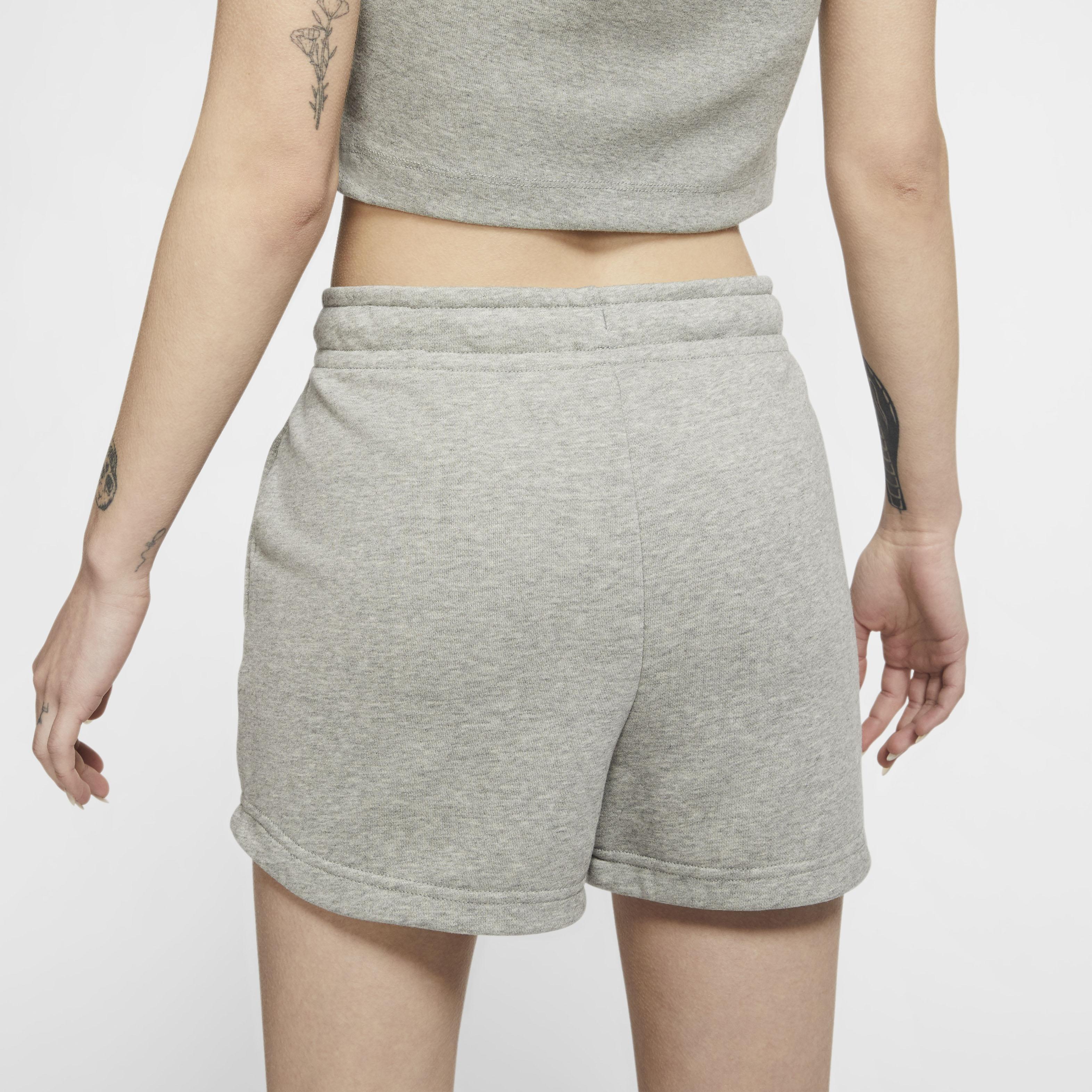 Nike Sportswear Essential French Terry Shorts Hosen L Dk Grey Heather / Whi günstig online kaufen