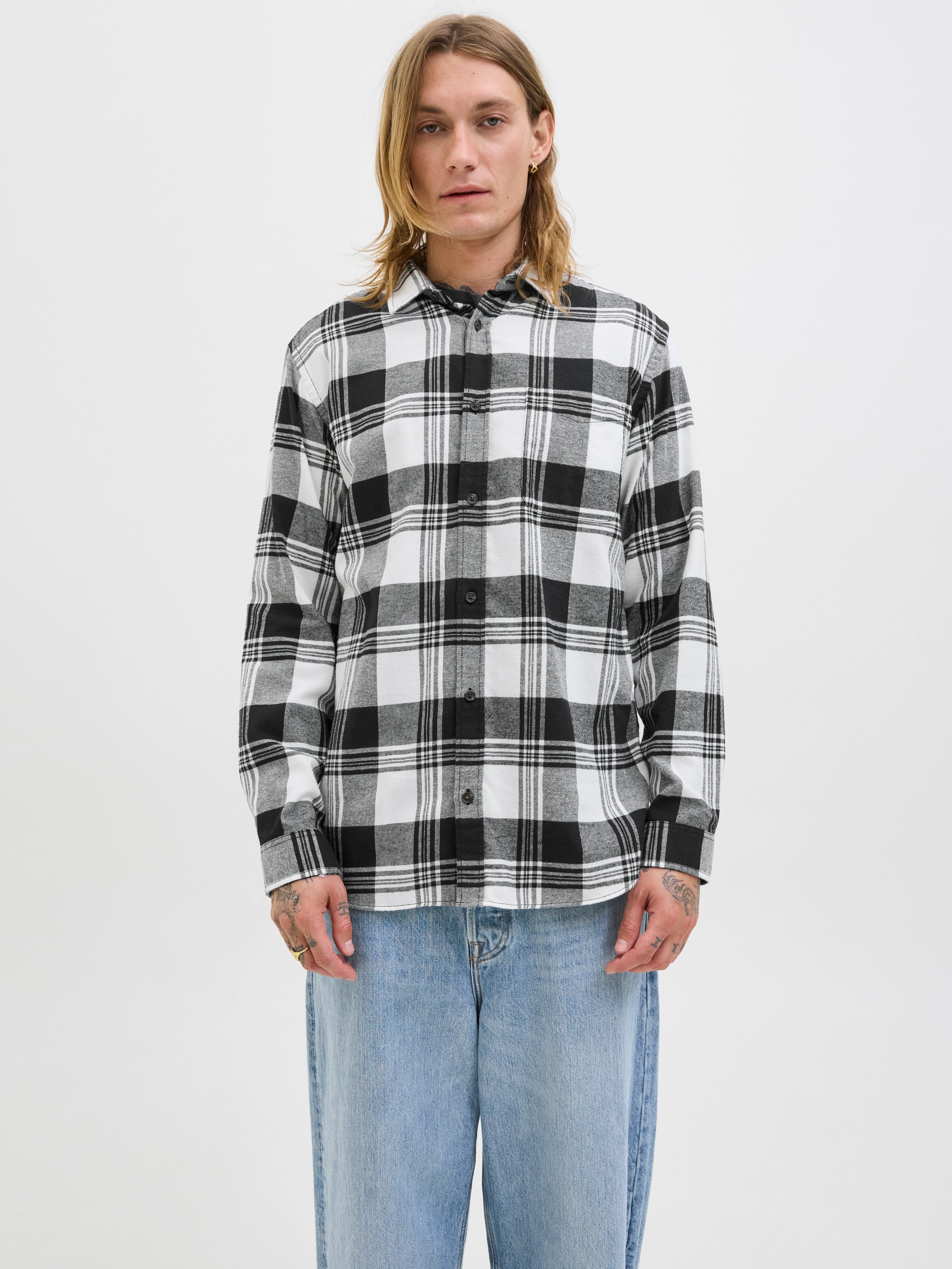 Jack & Jones Langarmhemd "JJJAMES BUFFALO SHIRT LS" günstig online kaufen