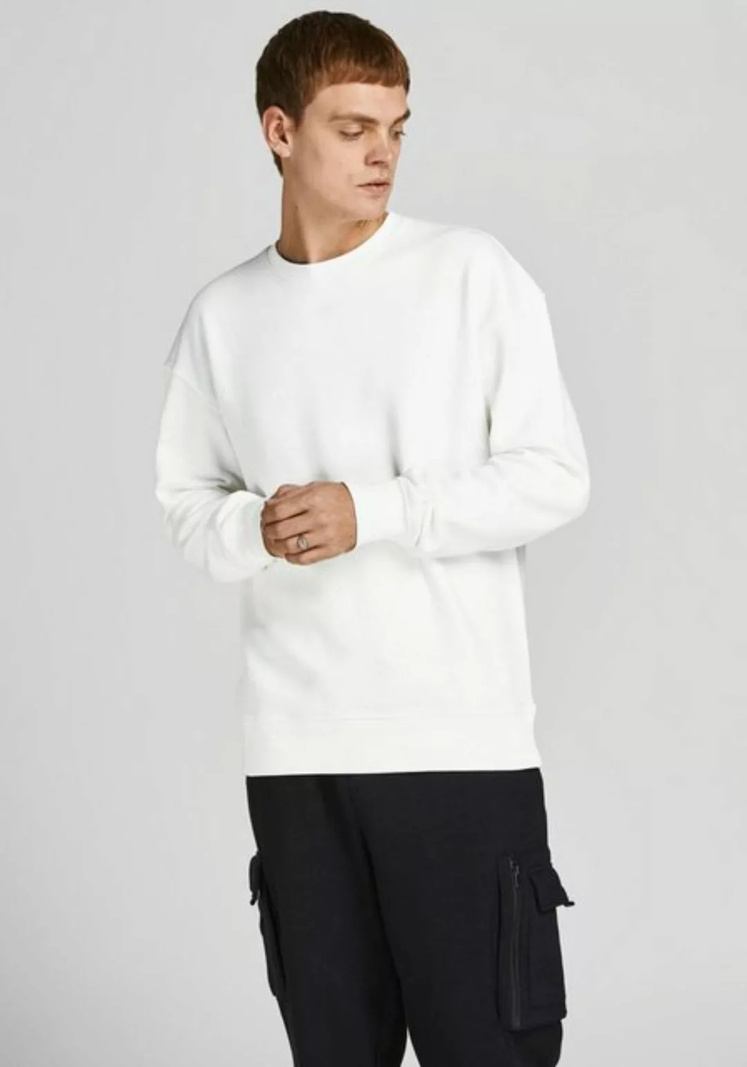 Jack & Jones Herren Sweatshirt JJESTAR BASIC - Relaxed Fit günstig online kaufen