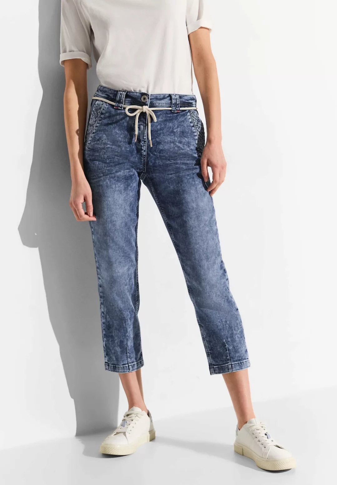 Cecil Gerade Jeans, softer Materialmix günstig online kaufen