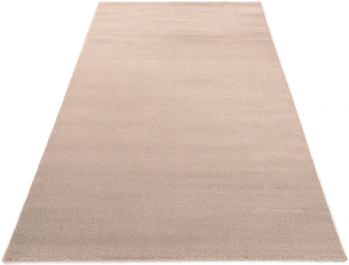Kurzflorteppich - beige - Synthethische Fasern - 80 cm - Teppiche > Wohntep günstig online kaufen