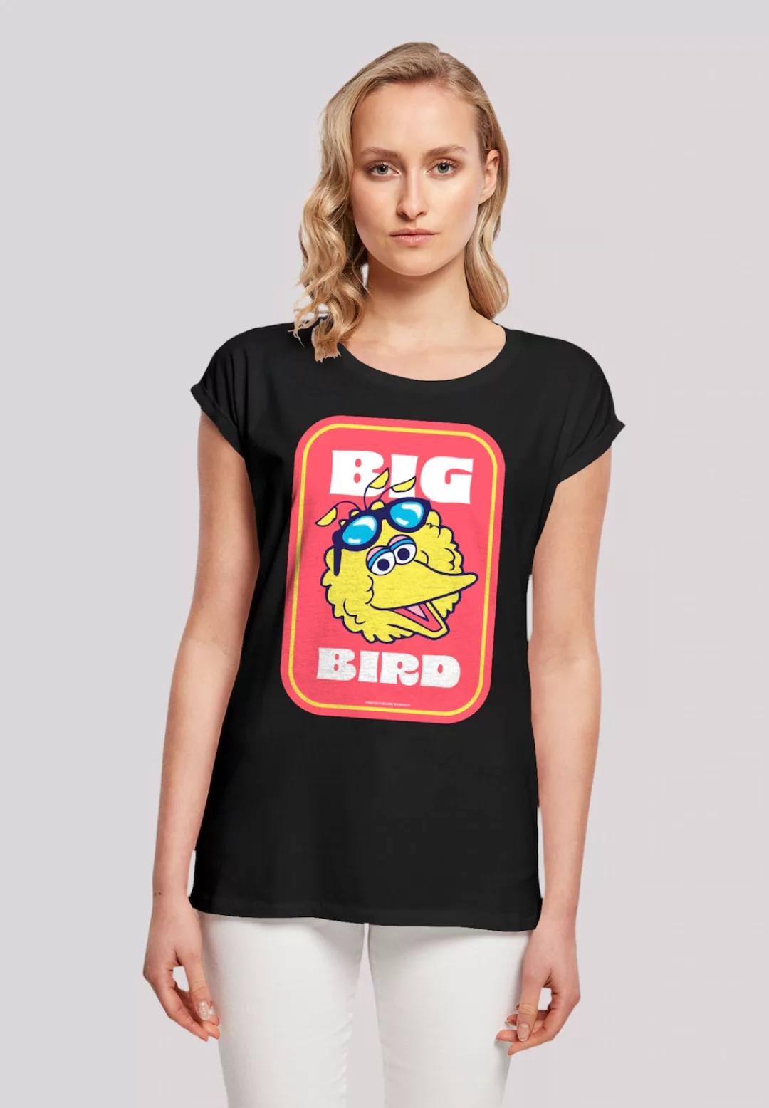 F4NT4STIC T-Shirt "Sesamstraße Bilbo Big Bird Sticker", Premium Qualität, W günstig online kaufen