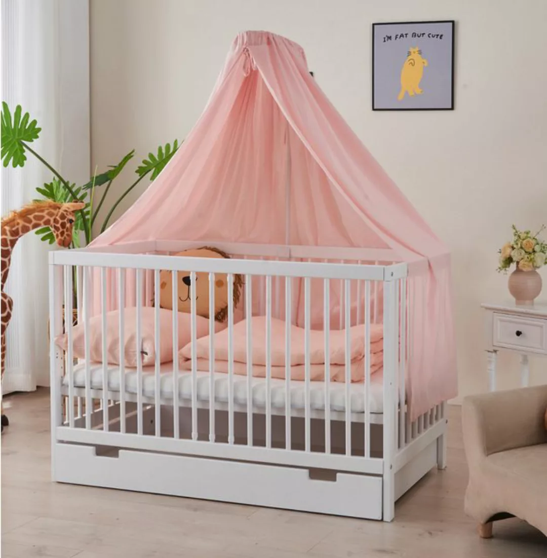 Alavya Home® Komplettbett TOBI 6-tlg.SET für Kleine Babys I 9-fach höhenver günstig online kaufen