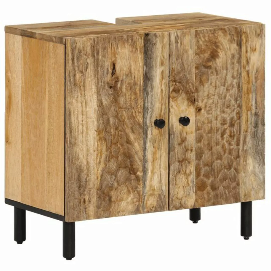 vidaXL Badezimmerspiegelschrank Waschbeckenunterschrank 62x33x58 cm Massivh günstig online kaufen