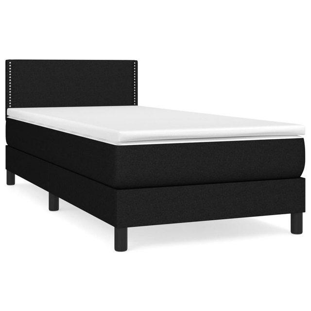 vidaXL Boxspringbett Bett Boxspringbett mit Matratze und LED Stoff (90 x 19 günstig online kaufen